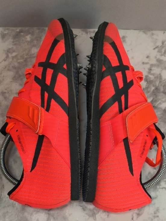 Asics Long Jump Pro 3 Men’s Track & Field Shoes Sunrise Red Size 10 main image 3